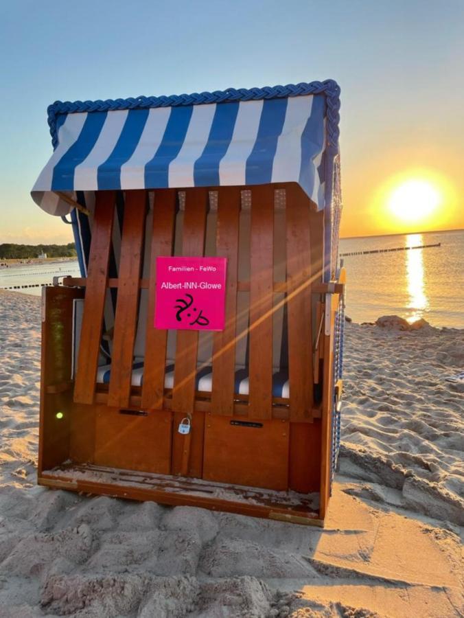 Albert-Inn-Glowe - Barrierefrei & 3 Schlafzimmer & Coworking & Strandkorb-Saisonal & Sauna Im Haus & Fahrraeder Экстерьер фото